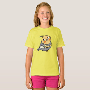 T-shirt pour enfants avec un oiseau de dessin anim