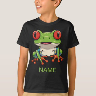T-shirt pour enfants avec une grenouille arboricol