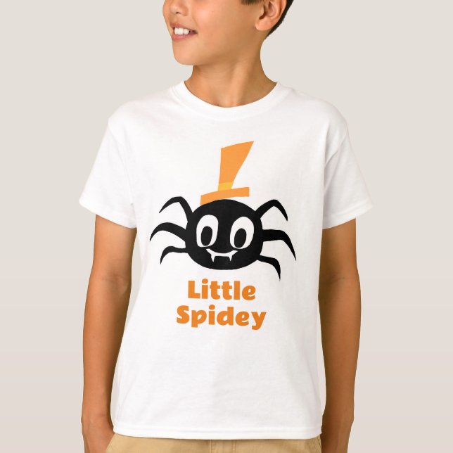 T-shirt pour enfants de Little Spidey Halloween (Devant)