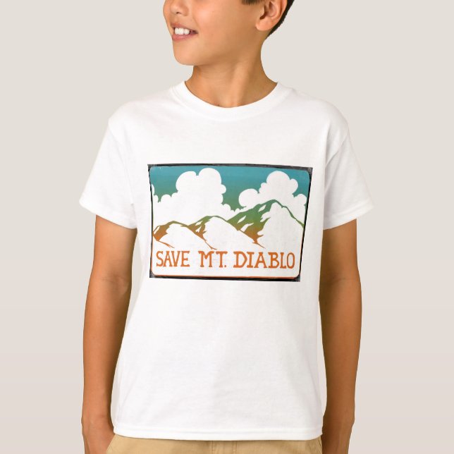 T-shirt pour enfants de Mount Diablo (Devant)