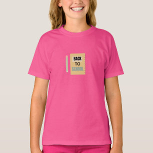 T-shirt pour enfants de retour à l'école - Moderne
