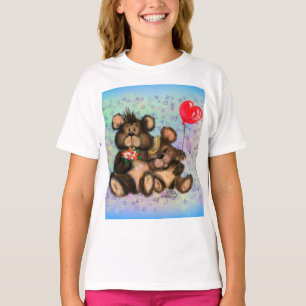 T-shirt pour enfants d'ours de famille - Hug