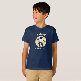 T-shirt pour enfants futur astronaute Typographi