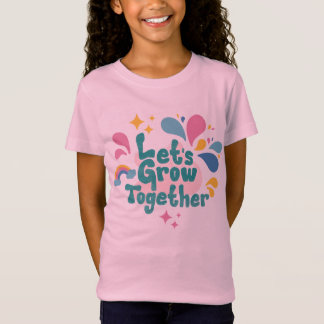 T-shirt pour enfants "Grandissons ensemble"