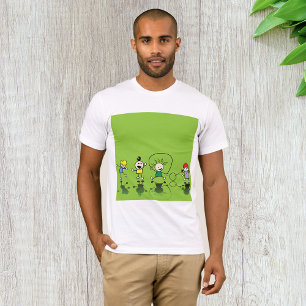 T-Shirt Pour Enfants Jouant Aux Mens