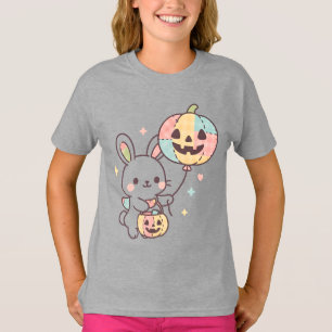 T-shirt pour enfants Lapin Citrouille Pastel   Mig