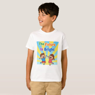 T-shirt pour enfants "Le Futur Est Lumineux"