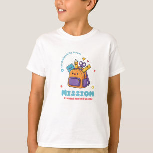 T-shirt pour enfants Petit Sac à Dos Grands Rêves