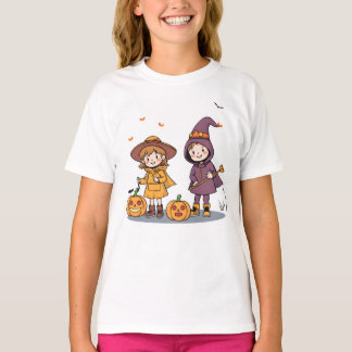 T-shirt pour enfants pour la saison d'Halloween