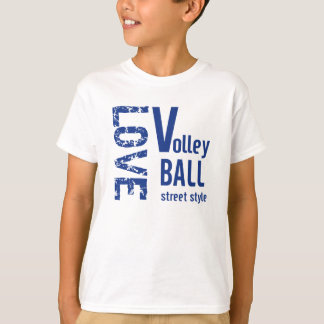 T-shirt pour enfants Unisexe Love Volleyball