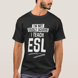 T-shirt Pour Enseignant Enseigner Esl Chemise