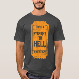 T-shirt POUR ENVOYER Film Ticket Costume Easy Halloween Ca