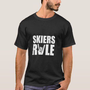 T-Shirt pour fans de ski sur neige et eau