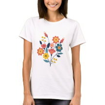 T-shirt pour femme à manches courtes – Coton doux