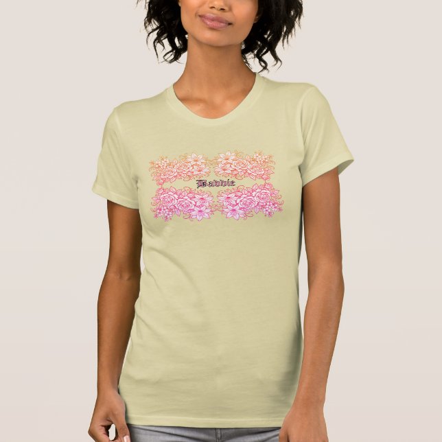 T-Shirt pour femme Baddie (Devant)