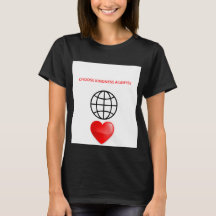 T-shirt pour femme Colombe Choisir la bonté toujou