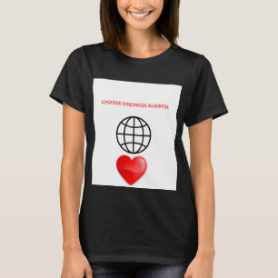 T-shirt pour femme Colombe Choisir la bonté toujou