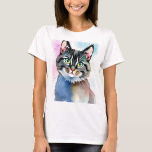 T-shirt pour femme en aquarelle mystique - Dreamy