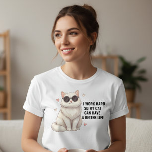 T-shirt pour femme 'Mère de chat de luxe adorable'