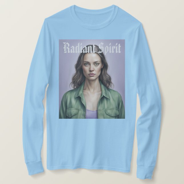 T-shirt pour femme Portrait Radiant Spirit (Design devant)
