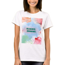 T-shirt pour femmes avec floral artistique toujour