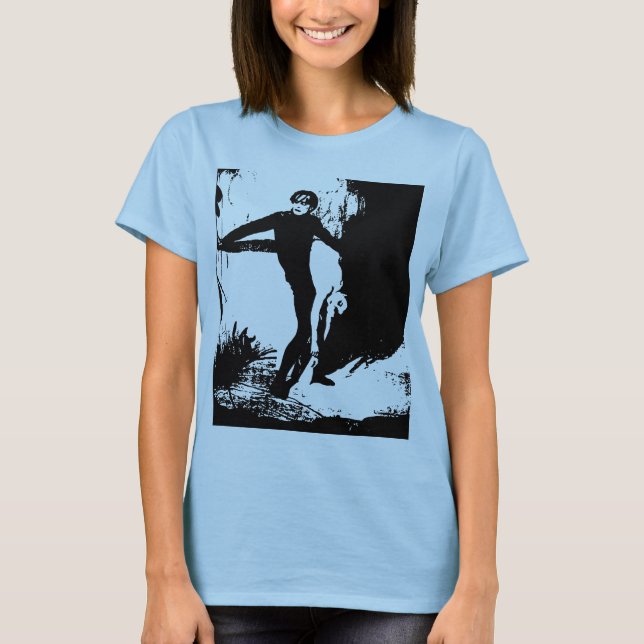 T-Shirt pour femmes Burnout (Équipé) (Devant)