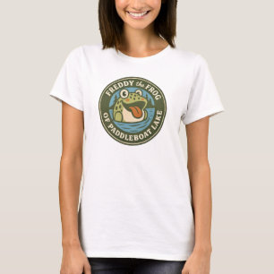 T-shirt pour femmes Freddy la grenouille sur le la