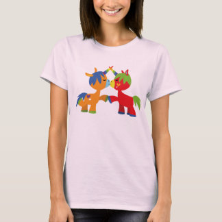 T-shirt pour femmes Licornes LGBTQIA de dessin ani