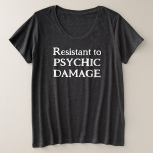 T-shirt pour femmes résistant aux dégâts psychique