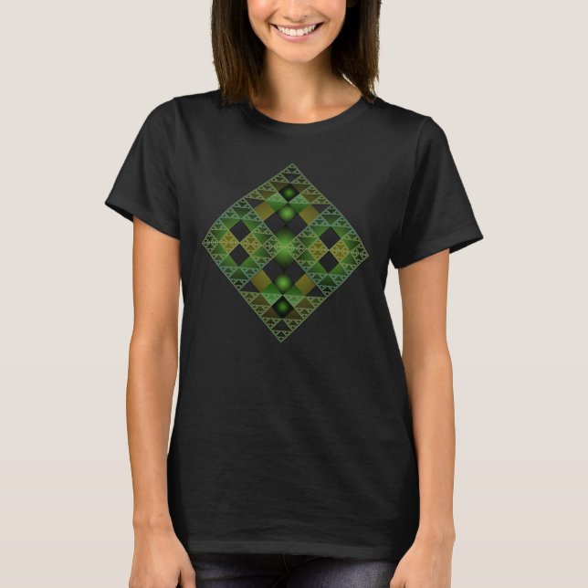 T-shirt pour femmes Sierpinski Triangle Fun (Devant)