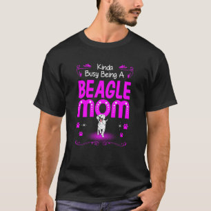 T-shirt pour femmes un peu occupées à être une mam
