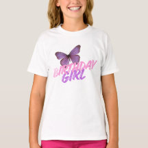 T-shirt pour fille d'anniversaire