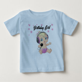 T-Shirt pour fille d'anniversaire - Bébé mignon de