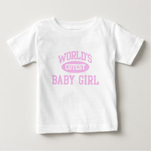 T-Shirt pour fille de bébé la plus fine des mondes