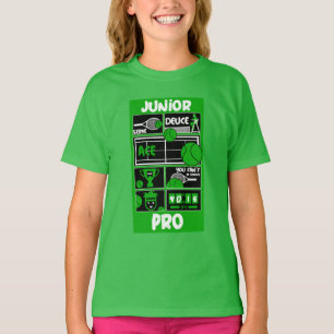 T-Shirt pour fille joueuse de tennis junior 