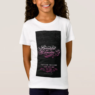 T-Shirt pour filles de jersey fin - doux, conforta