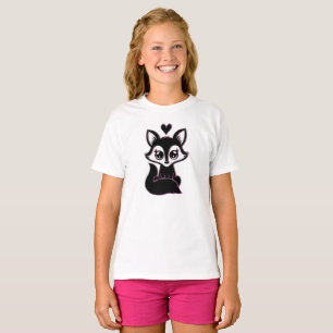 T-Shirt pour filles de mignonne Fox