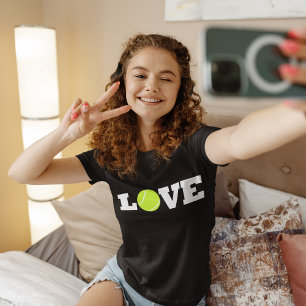 T-Shirt pour filles de Tennis LOVE