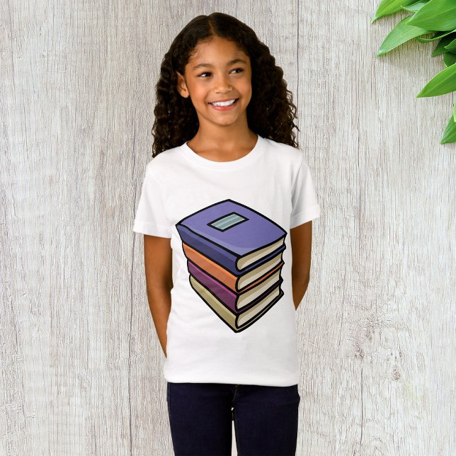 T-Shirt pour filles des manuels scolaires (Créateur téléchargé)