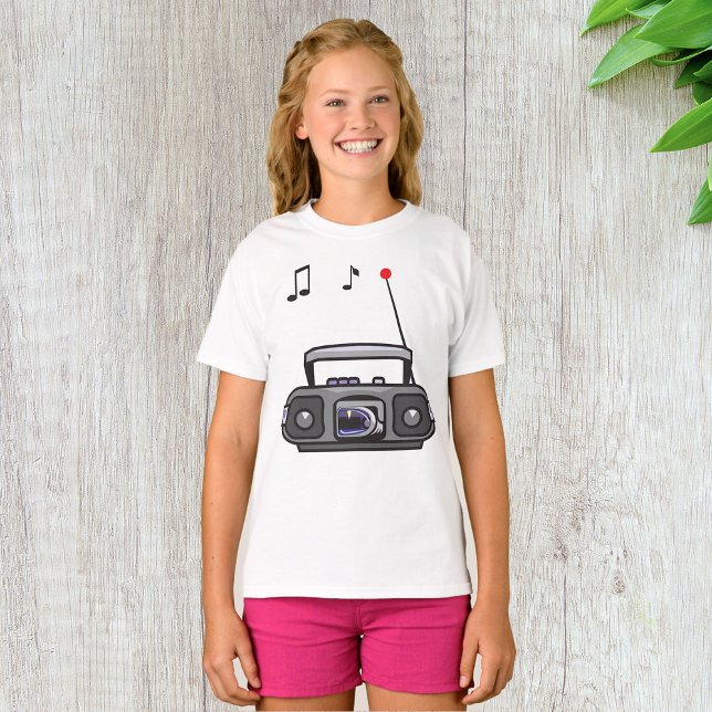 T-shirt pour filles musicales (Créateur téléchargé)