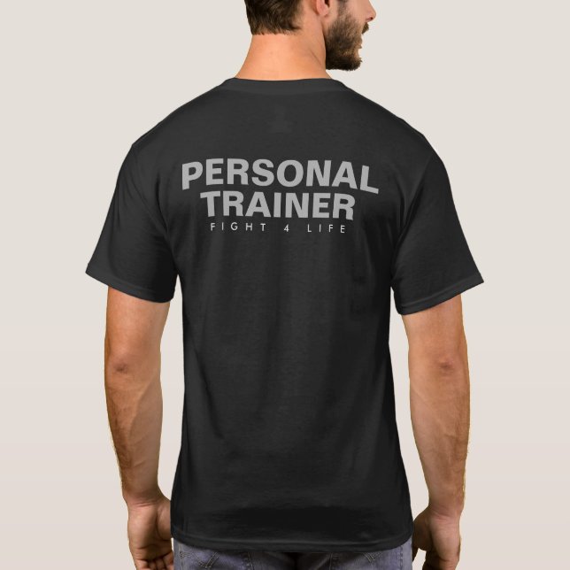 T-shirt pour formateur personnel (Dos)