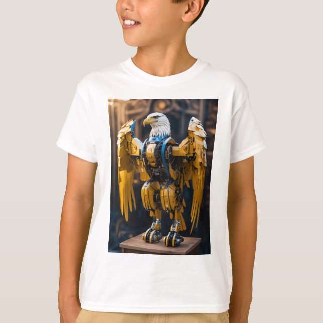 T-Shirt pour garçons Eagle Robotique (Devant)