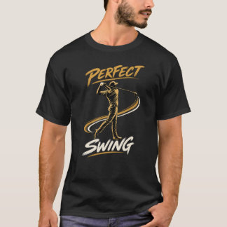 T-Shirt pour golfeur avec swing parfait