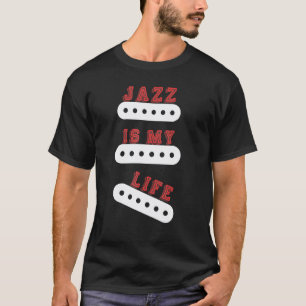 T-shirt Pour guitariste joueur de jazz