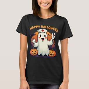T-shirt pour Halloween - Jack-o-Lantern & chauve-s