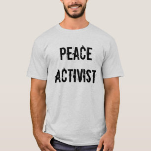 T-shirt pour homme militant pour la paix