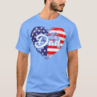 T-shirt pour homme patriotique jeu vidéo papa drap