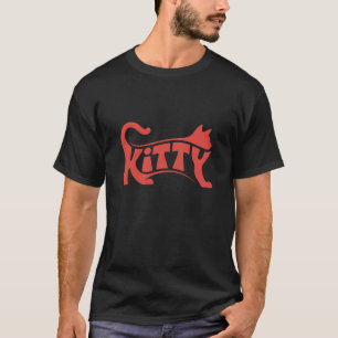 T-Shirt pour hommes avec art graphique Kitty Cat