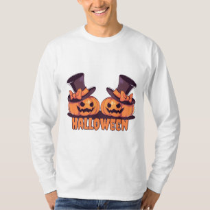 T-Shirt pour hommes Citrouille d'Halloween