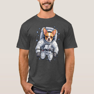 T-shirt pour hommes Cute Chihuahua Astronaut Space